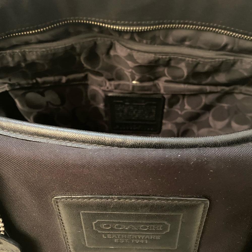 Coach Diaper Bag / Tote Black - Picture 3 of 5
